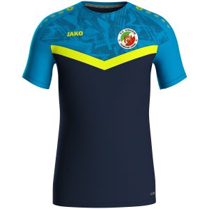 JAKO - T-Shirt Iconic - marine/JAKO blau/neongelb - Herren - FC Union Frankfurt (Oder)