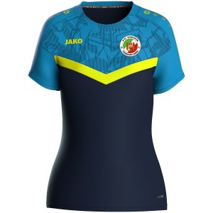 JAKO - T-Shirt Iconic - marine/JAKO blau/neongelb - Damen - FC Union Frankfurt (Oder)