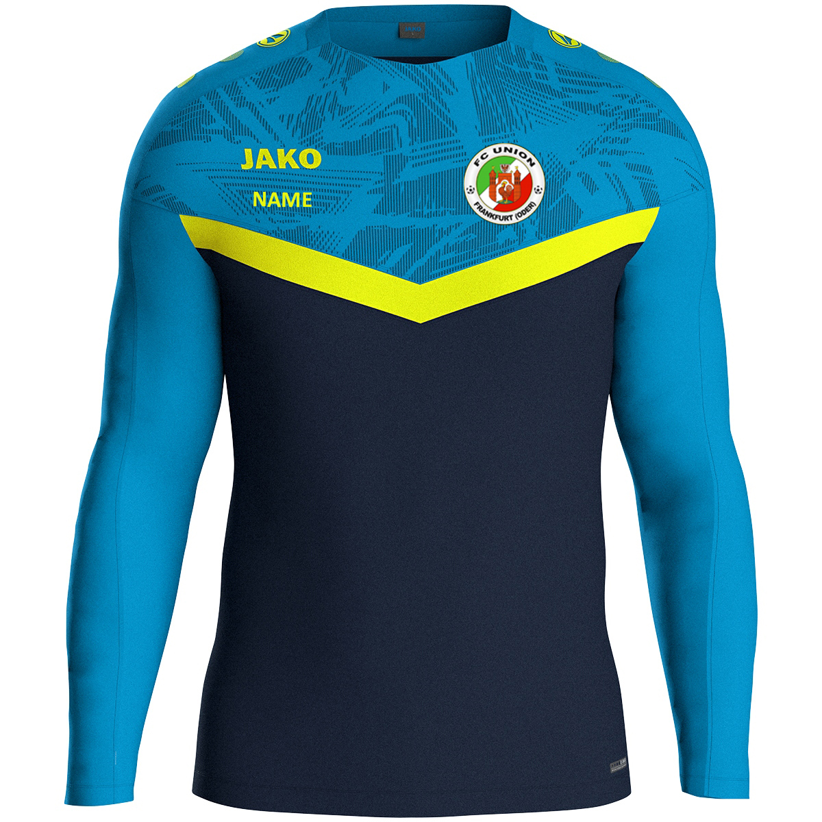 JAKO - Sweat Iconic - marine/JAKO blau/neongelb - KInder - FC Union Frankfurt (Oder) – Bild 2