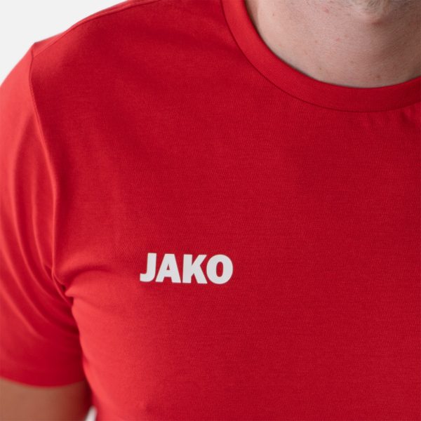 JAKO T-Shirt Base - Herren - Rot (schwarzer Flock) - FSV Eintracht Schlema – Bild 7