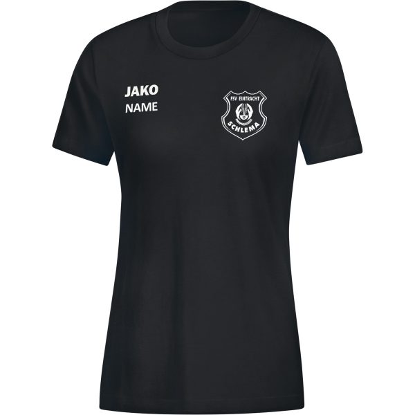 JAKO T-Shirt Base - Damen - Schwarz (weißer Flock) - FSV Eintracht Schlema – Bild 2