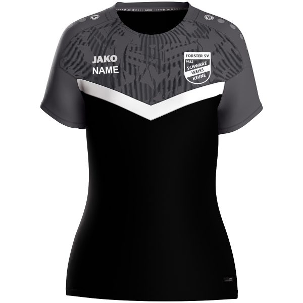 JAKO T-Shirt Iconic - Damen - schwarz/anthrazit - FSV Schwarz-Weiß Keune – Bild 2