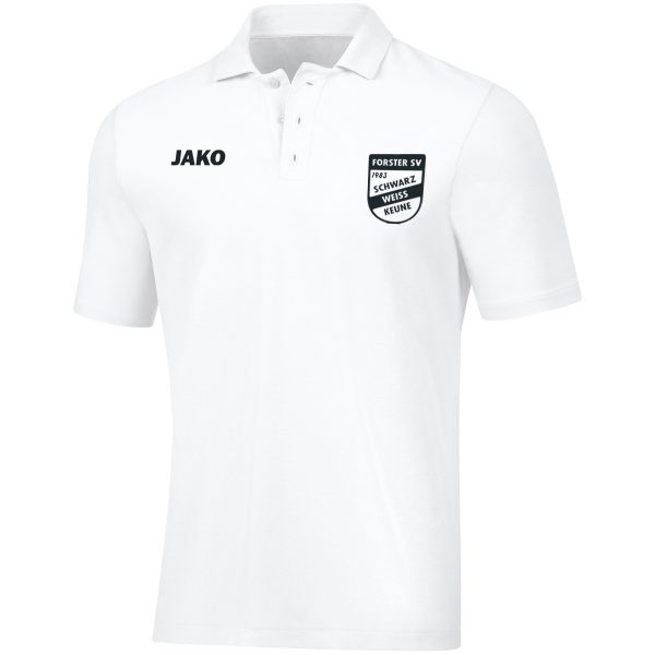 JAKO Polo Base - Kinder - weiß - FSV Schwarz-Weiß Keune
