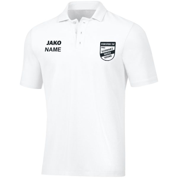 JAKO Polo Base - Kinder - weiß - FSV Schwarz-Weiß Keune – Bild 2