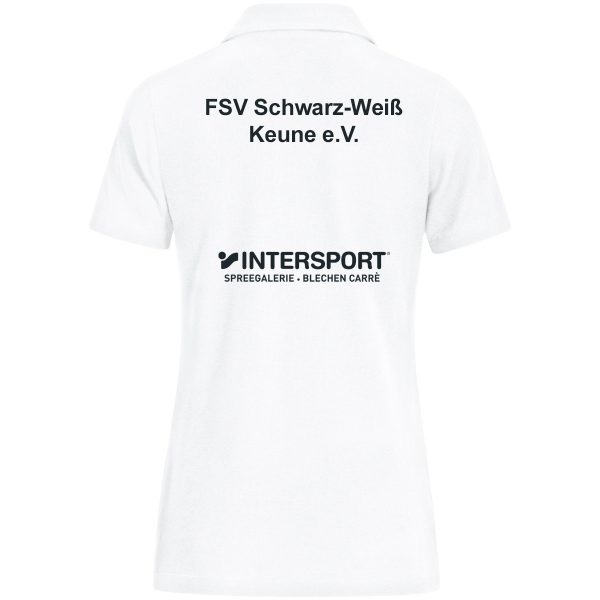 JAKO Polo Base - Damen - weiß - FSV Schwarz-Weiß Keune – Bild 3