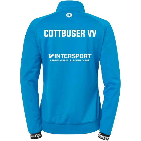 Kempa Wave 26 Poly Jacke - Blau - Damen - Cottbuser Volleyballverein (CVV) – Bild 3