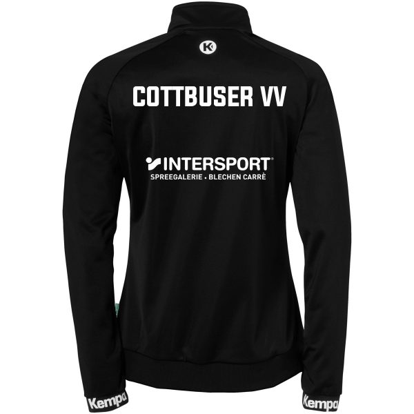 Kempa Wave 26 Poly Jacke - Schwarz - Damen - Cottbuser Volleyballverein (CVV) – Bild 3