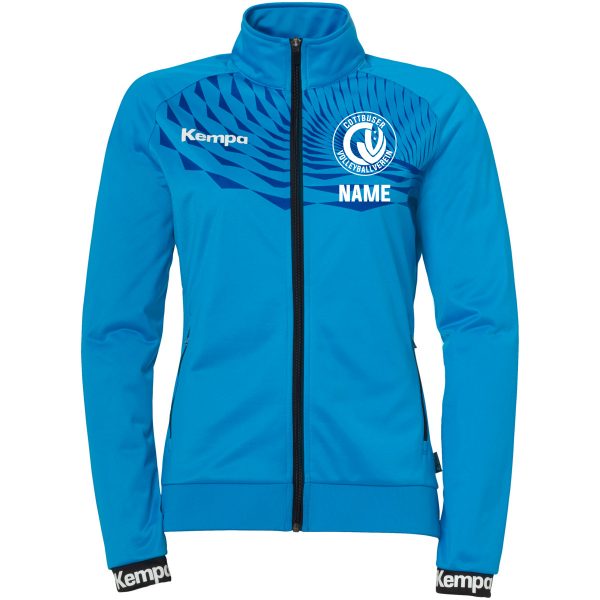 Kempa Wave 26 Poly Jacke - Blau - Damen - Cottbuser Volleyballverein (CVV) – Bild 2