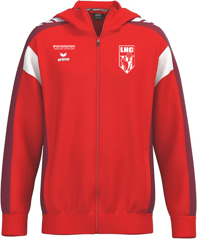 ERIMA - CELEBRATE 125 Training Jacket with hood - Red - Damen - LHC Cottbus