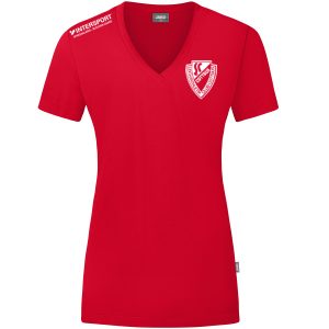 JAKO - T-Shirt Organic - rot - Damen - LC Cottbus