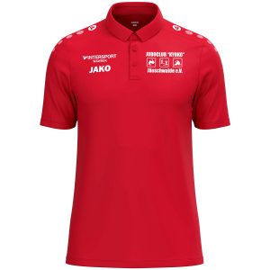 JAKO - Polo One Cotton - Rot - Herren - Judoclub Kyoko Jänschwalde e.V.