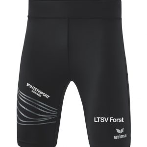 ERIMA - RACING Lauftight Kurz - Schwarz - Herren - LTSV Forst 1990 e.V.