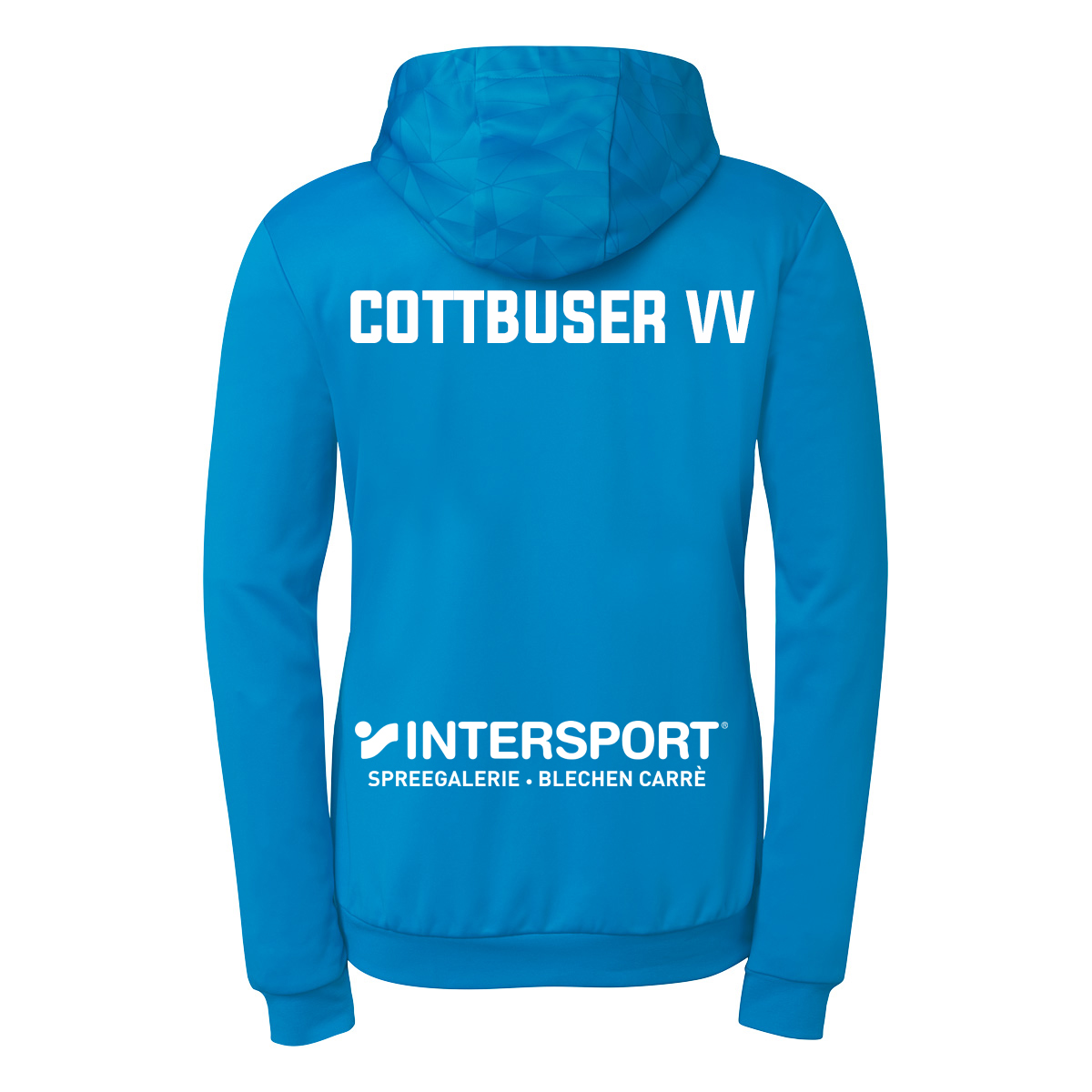 Athletics 29 Poly Kapuzenjacke - Blau - Damen - Cottbuser Volleyballverein (CVV) – Bild 3