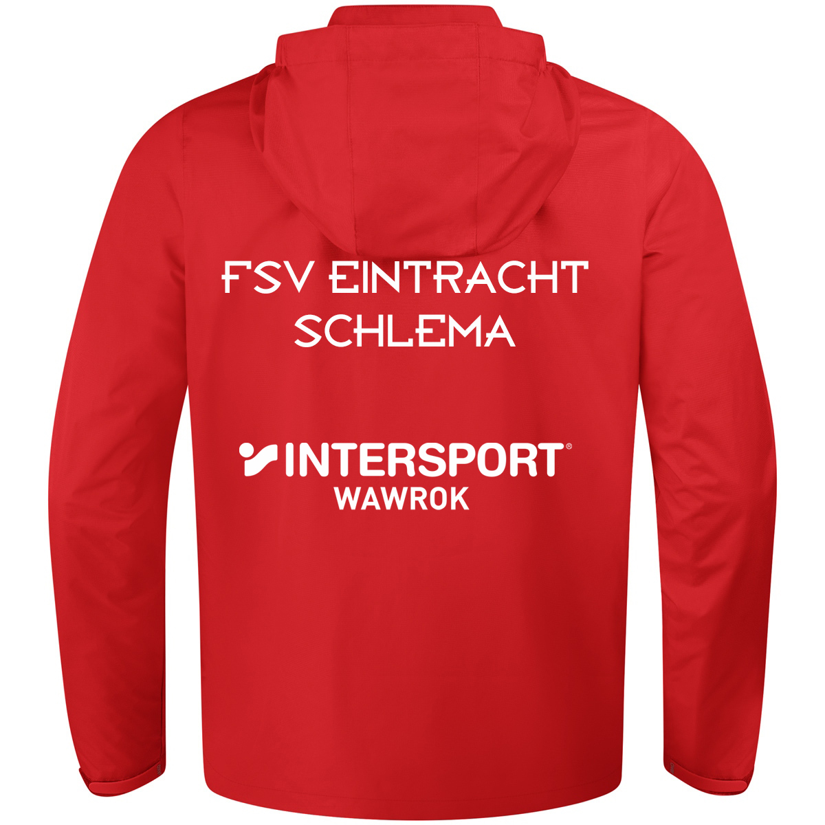JAKO Allwetterjacke Allround - Rot - Herren - FSV Eintracht Schlema – Bild 3