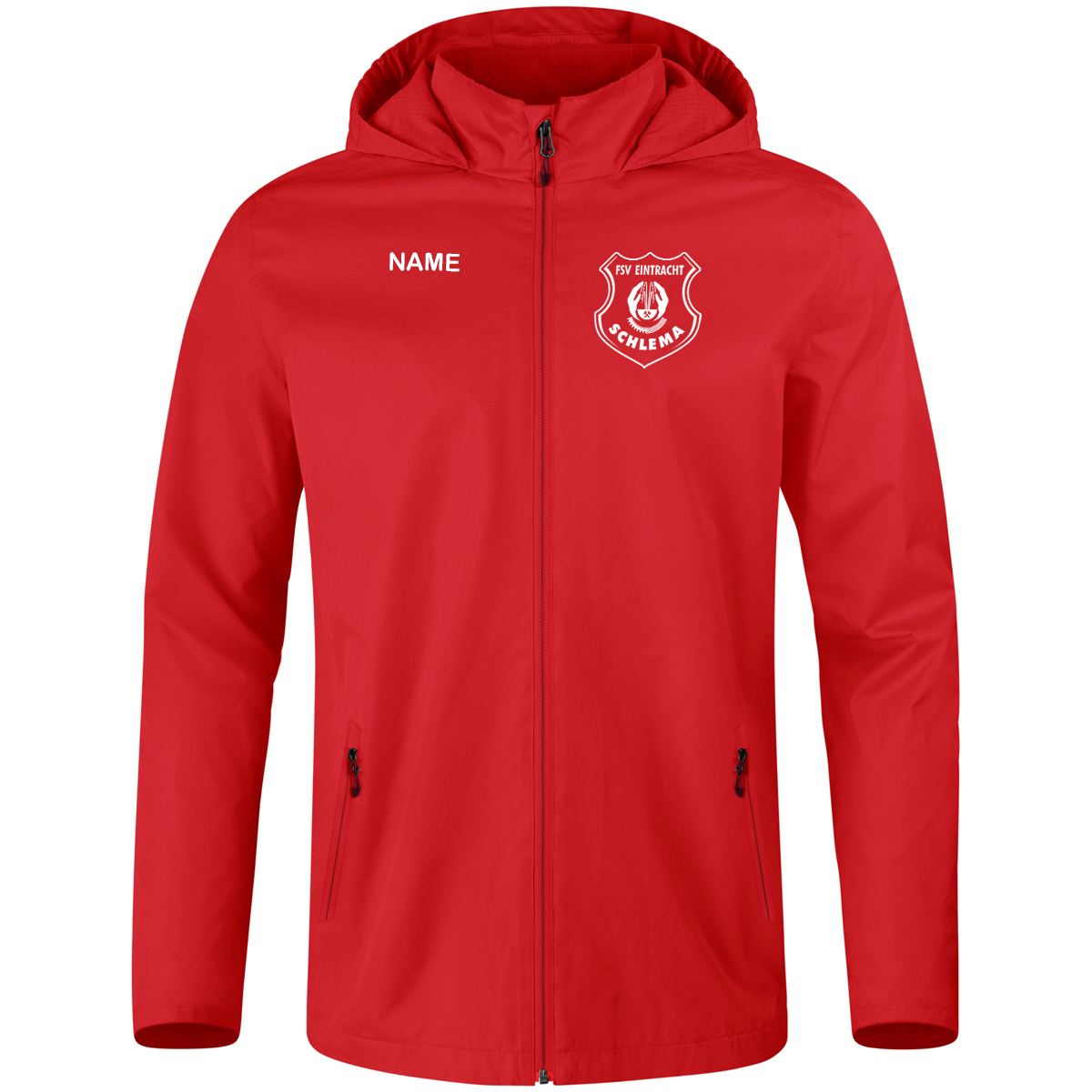 JAKO Allwetterjacke Allround - Rot - Herren - FSV Eintracht Schlema – Bild 2