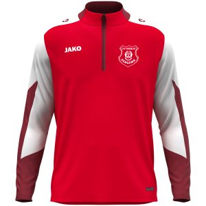 JAKO Ziptop Dynamic - rot/weiß/dunkelrot - Herren - FSV Eintracht Schlema